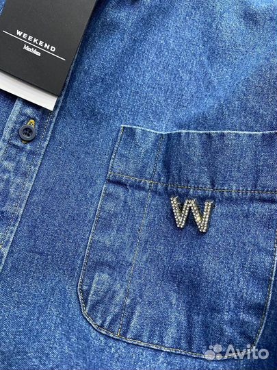 Джинсовая рубашка Max Mara