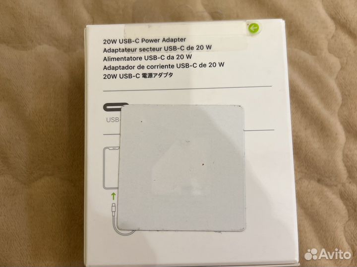 Сетевое зарядное Apple 20W USB-C оригинал