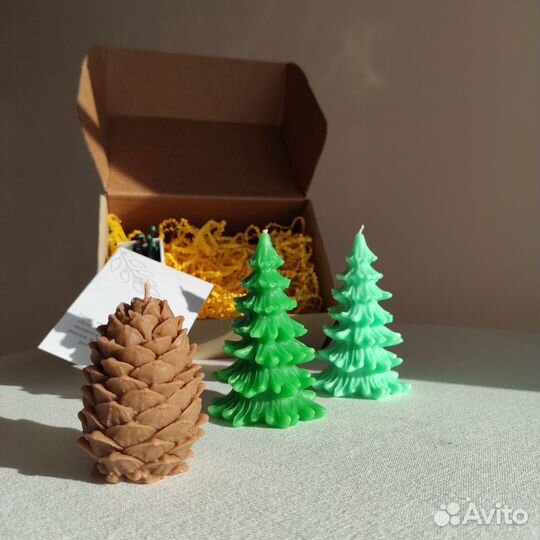 Новогодние наборы свечей