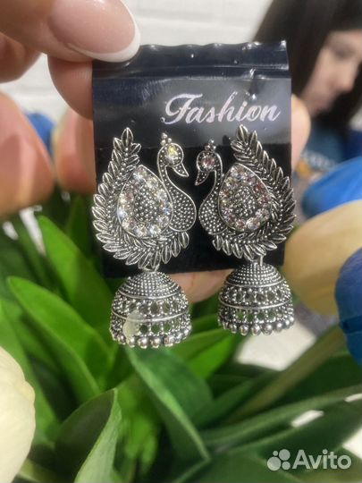 Индийские серьги