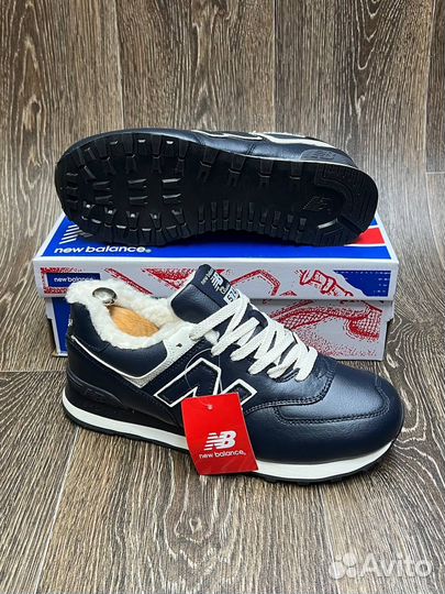 New Balance 574 зимние с мехом