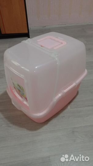 Закрытый лоток для кошек большой