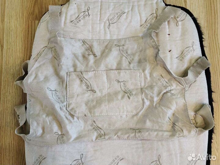 Зимние чехлы на автомобиль черные с мехом