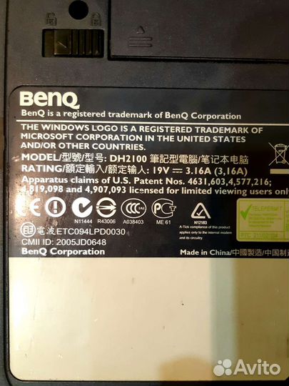 Ноутбук benq