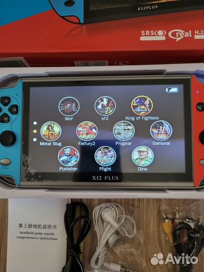Портативная игровая приставка консоль X12 plus