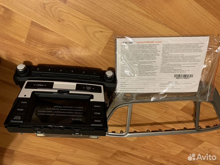 Новая Штатная магнитола на hyundai solaris 2021