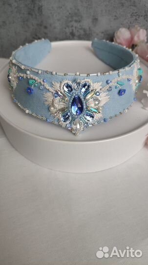 Ободок для волос ручной работы