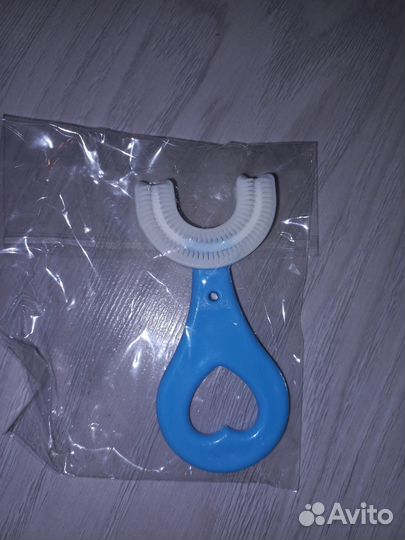 Зубная щётка детская силиконовая U-образная