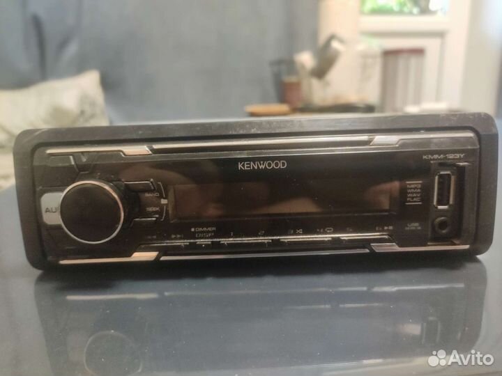 Автомагнитола kenwood kmm 123y