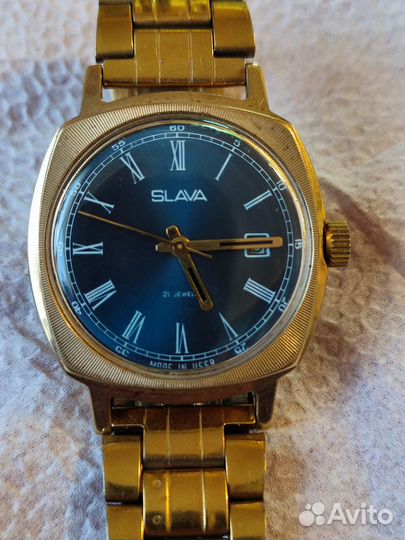 Часы Слава позолоченые аи10,ссср