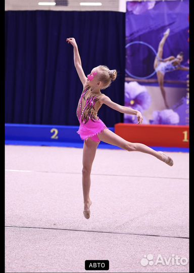 Купальник для гимнастики б/у на прокат 116-125