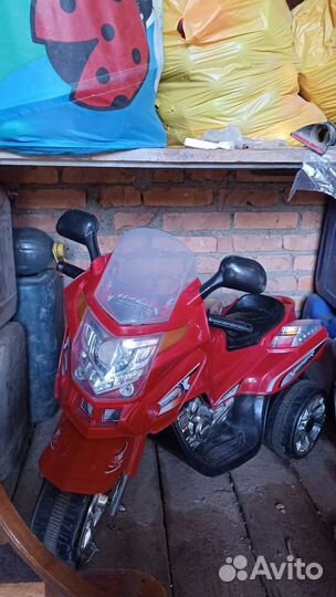 Детский мотоцикл на аккумуляторе бу