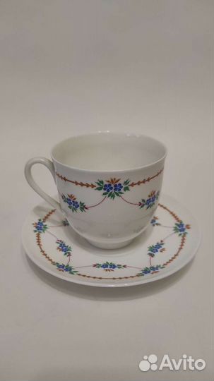 Чашка с блюдцем лфз