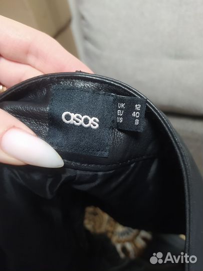 Кожаные шорты 46 48 новые