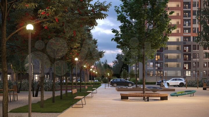 1-к. квартира, 35,6 м², 8/22 эт.