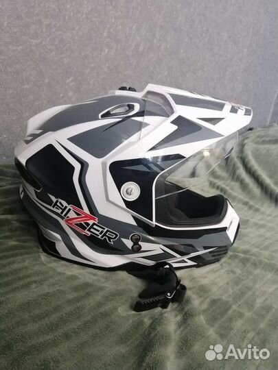 Мото шлем Hizer с визером