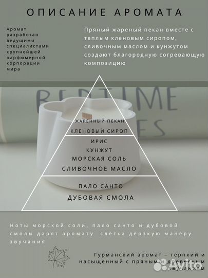 Ароматическая свеча ручной работы