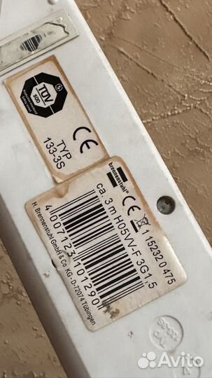 Сетевой фильтр brennenstuhl 3м