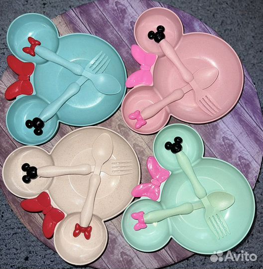Детская эко посуда для кормления Minnie Mouse