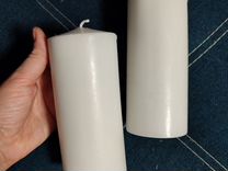 Свечи столбик белые парафин