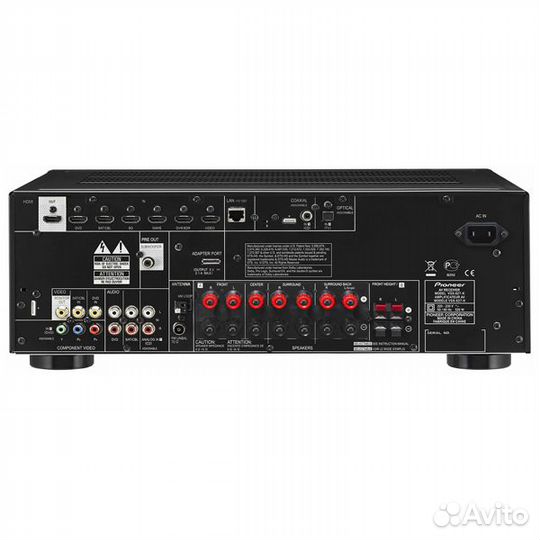Ресивер pioneer 9 выходов на колонки,bluetooth,усь