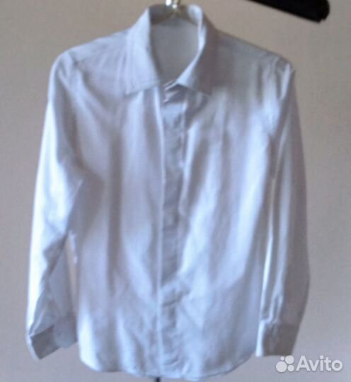 Рубашка школьная, рост 134