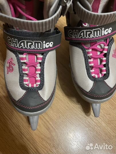 Коньки К2, детские раздвижные 32-37 размер