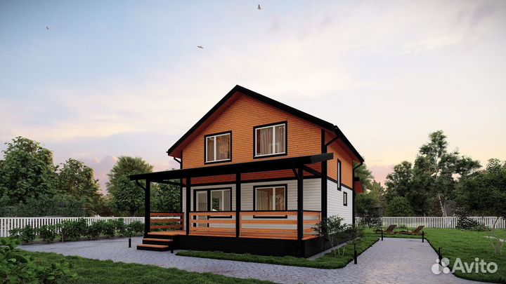 Домокомплект каркасный дом Шведский L