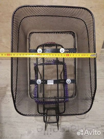 Багажник с корзиной