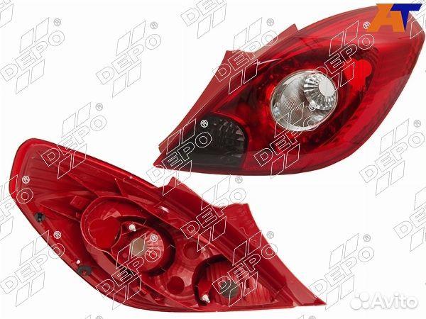 Фонарь задний opel corsa, opel corsa 07-14