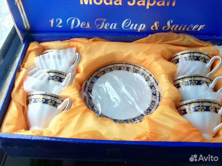 Сервиз чайно-кофейный японский фарфор, новый