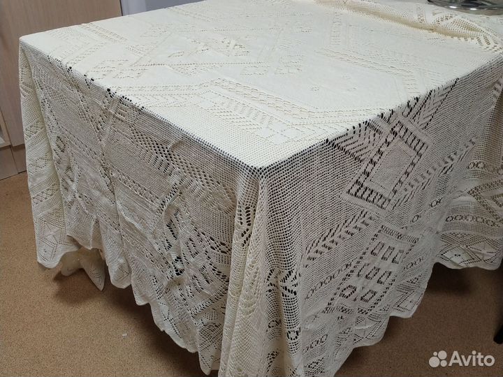 Скатерть ажурная СССР