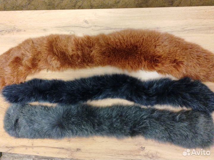 Меховой воротник песец