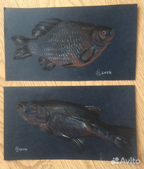 Картины пастель 23х13