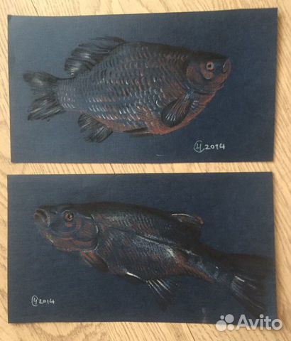 Картины пастель 23х13