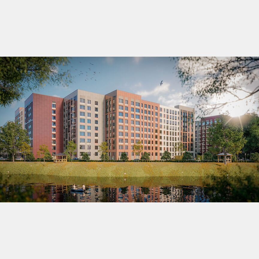 2-к. квартира, 57,4 м², 5/9 эт.
