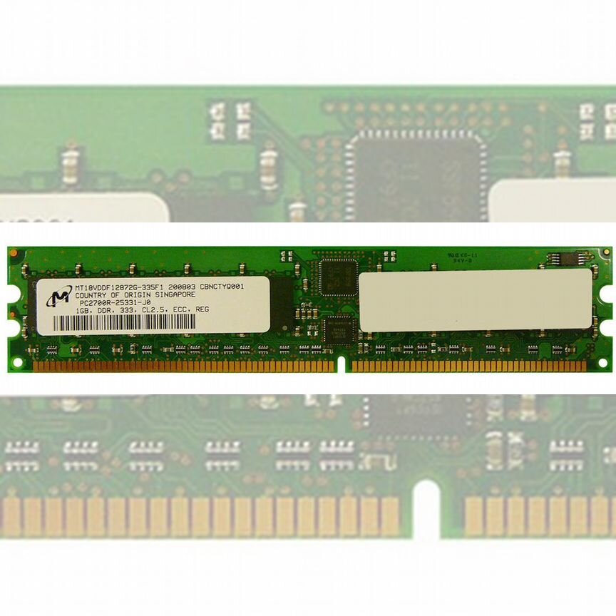 [MT18VDDF12872G-335F1] Оперативная Память Micron Mt18vddf12872g-335f1
