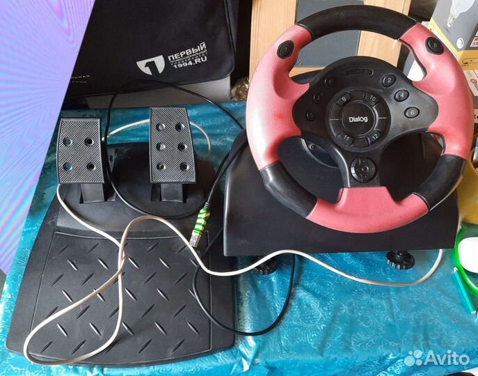 Игровой руль dialog