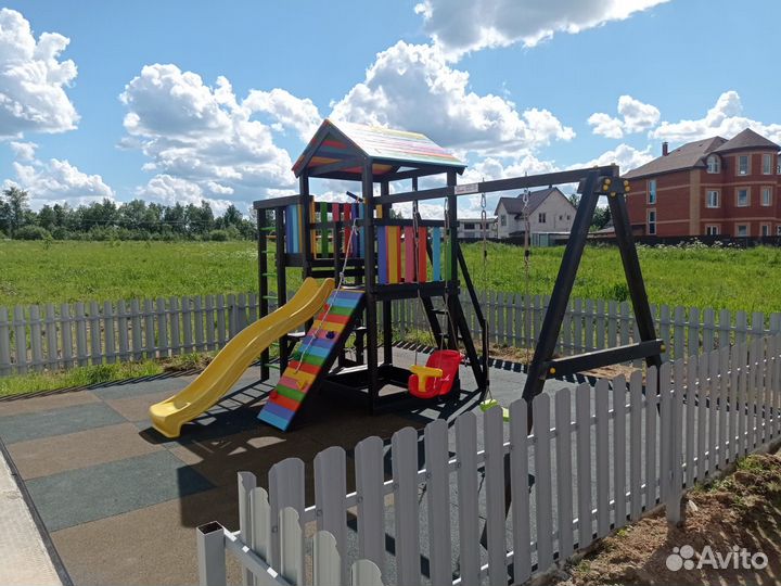 Детская деревянная площадка для дачи