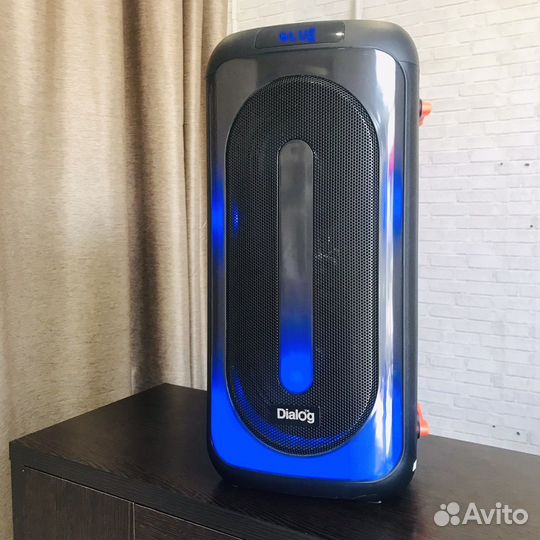 Караоке блютуз колонка 40вт FM+USB+SD микрофон,LED