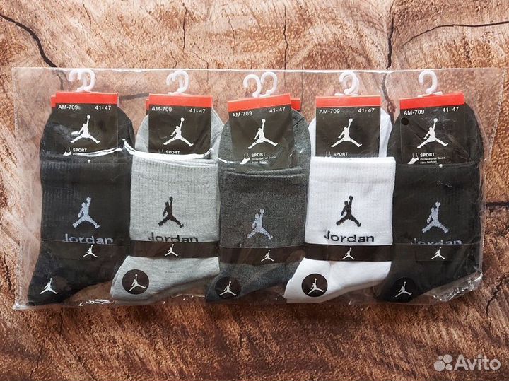 Носки Nike Adidas Jordan белые