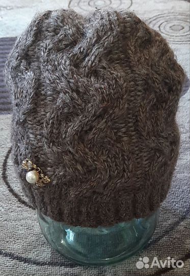 Шапочка зимняя с пайетками
