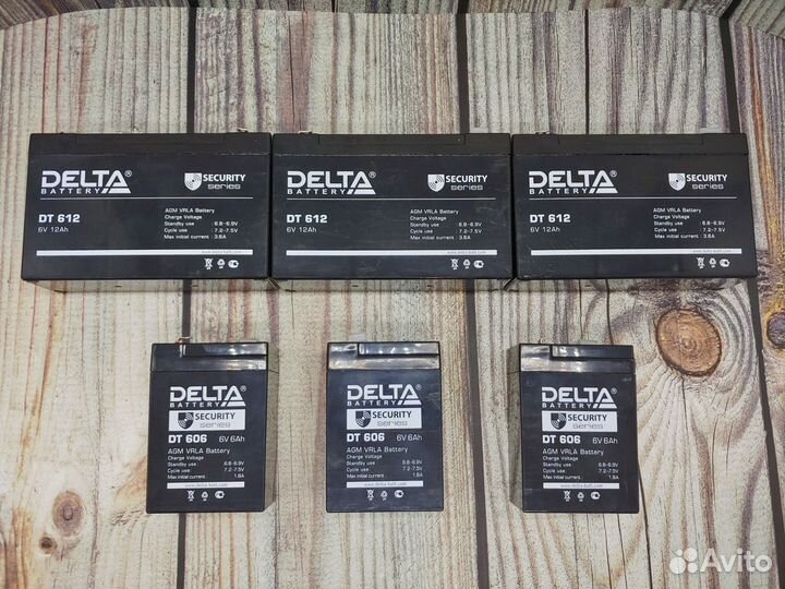 Аккумуляторные Батареи Акб на 6V/12V