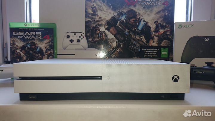 Xbox One s 1tb с играми