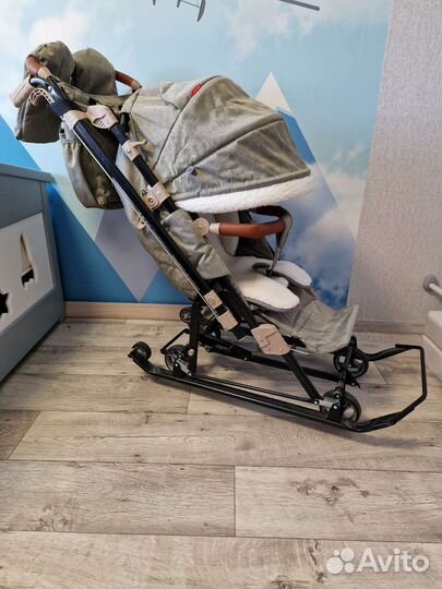 Детские санки коляска