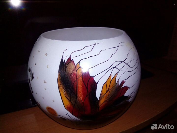 Ваза стеклянная