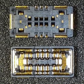 FPC коннектор АКБ для Samsung (BP-504) (2шт)