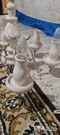 Люстра фарфоровая