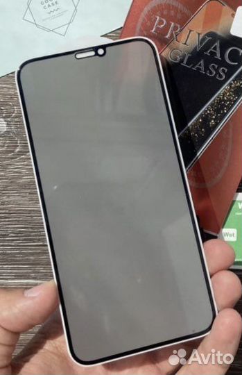 Защитное стекло «анти-шпион» iPhone 11, iPhone XR