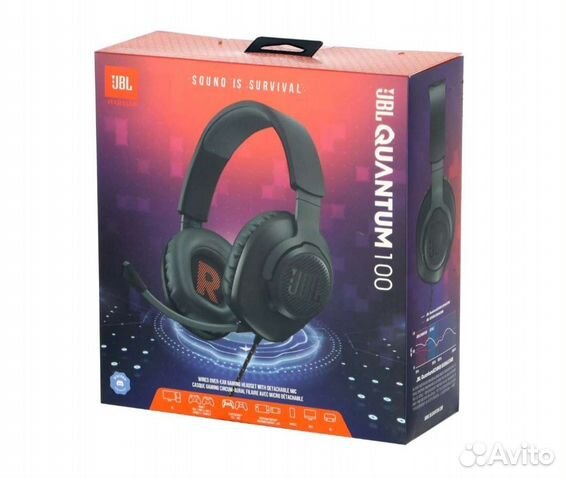 Проводные игровые наушники jbl Quantum 100